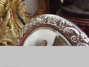 OGLINDA CADRU ARGINT MASIV ANGLIA MARCAJ LEU , 150 euros