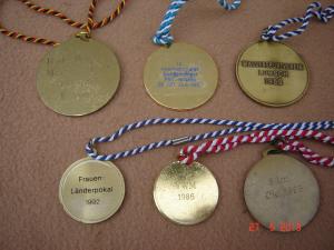 Set 6 medalii de colectie din bronz masiv (M1)