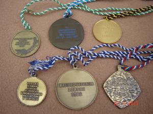 Set 6 medalii din bronz masiv de colectie (M2)