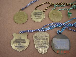 Colectie de 6 medalii din bronz masiv (M3)
