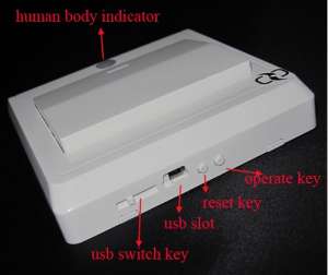 Intrerupator spion camera video transmite GSM MMS