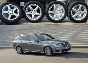 Jante Mercedes C Class anvelope iarna 16
