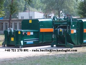 Prescontainere mobile deseuri uscate - Dry waste mobile compactors
