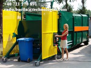 Prescontainere mobile deseuri uscate - Dry waste mobile compactors