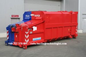Presa mobila cu doua camera ptr deseuri reciclabile - THE TWO-CHAMBER MOBILE COMPACTOR