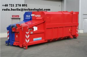 Presa mobila cu doua camera ptr deseuri reciclabile - THE TWO-CHAMBER MOBILE COMPACTOR