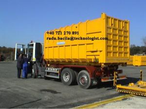 Container de presare - COMPACTING CONTAINERS  COUPLABLE