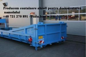 Containere Abroll & skip pentru deshidratarea namolului - Abroll & skip DEWATERING CONTAINERS