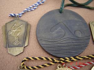 Superb set de 6 medalii din bronz masiv (M5)