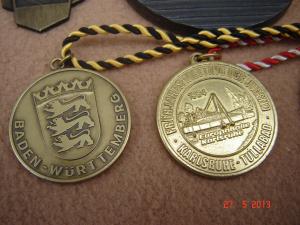 Superb set de 6 medalii din bronz masiv (M5)