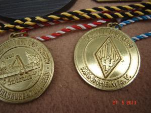 Superb set de 6 medalii din bronz masiv (M5)