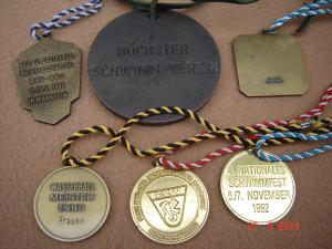 Superb set de 6 medalii din bronz masiv (M5)