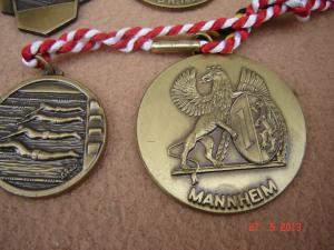 Lot din 6 medalii din bronz masiv (M6)