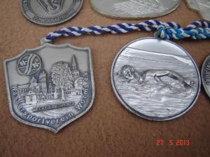 Set 6 medalii zinc masiv (M7)