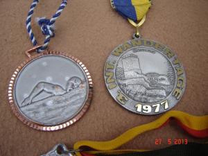 6 medalii deosebite din bronz-zinc (M8)