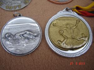6 medalii deosebite din bronz-zinc (M8)