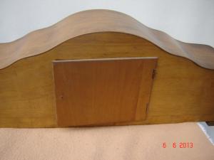 Ceas vechi mecanic de semineu (functional)