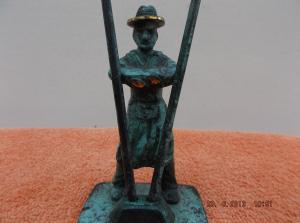 Bibelou gradinar bronz masiv