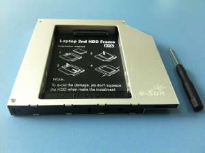 Adaptor Caddy universal,  ODD to HDD/SSD,  SATA to SATA,  12.7mm