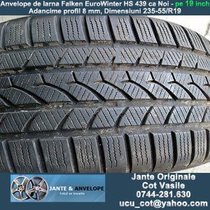Ofer spre vanzare Jante Originale Audi Q5 pe 19 inch cu Anvelope de Iarna Falken Eurowinter HS 439