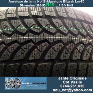 Ofer spre vanzare Jante Originale Audi Q7 FaceLift pe 19 inch Second cu Anvelope de Iarna si Capace
