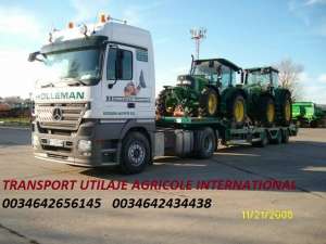 Transport Autoturisme utilaje agricole spania romania