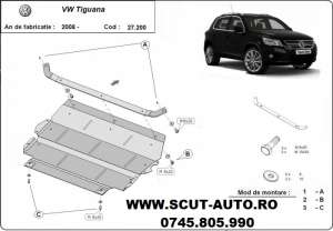 Scut motor metalic VW Tiguan