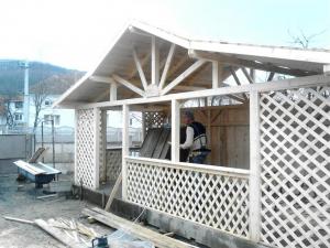 Filigorii lemn,  pavilion lemn,  foisor lemn
