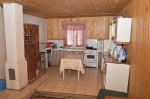 Vand cabana din lemn, zona salard