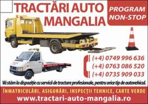TRACTARI AUTO MANGALIA  EFORIE SUD-NORD,  NON-STOP 0735909033