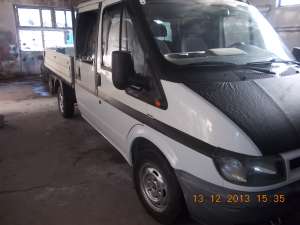 vand ford tranzit doka  2003 6 locuri si platforma