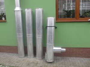 Cos de fum inox