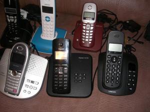 telefon fix de camera fara fir cu 2 sau 3 receptoare