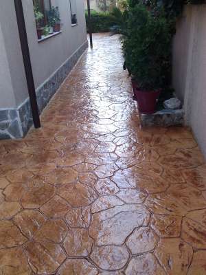 Pavaje beton amprentat