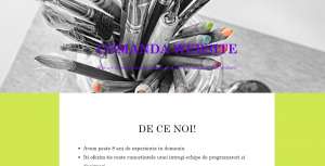 web site de prezentare super ieftin + BONUS