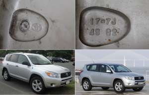 Jante originale Toyota Rav 4 pe 17