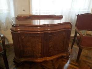 mobilier stil sufragerie lemn nuc cristal