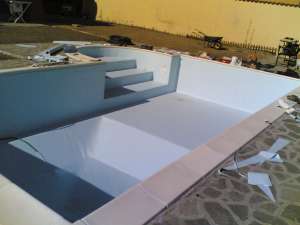 Montaj LINER PISCINE ,  Termosudabil