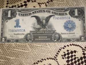 vand 2 bancnote 1 dolar american vechi