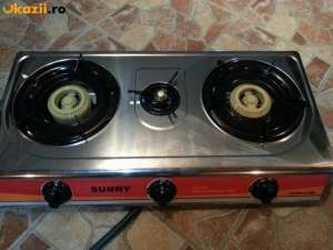 vand aragaz 3 ochiuri inox