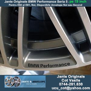 Ofer spre vanzare Jante Originale BMW Performance,  Seria 5 E60 si E61,  Noi,  pe 19 inch,  Optional