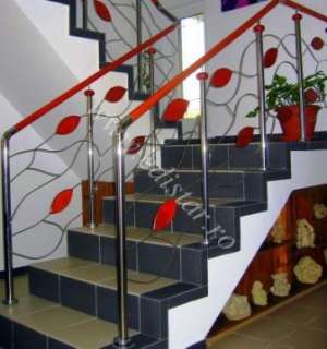 Producem Balustrade Inox, Fier Forjat, Lemn, Sticla