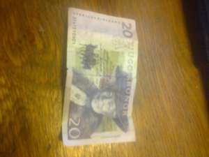 bacnota tjugo kronor