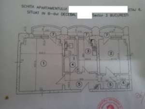 Decebal rond Alba Iulia apartament 2 camere decomandat la etajul 6 din 8 bloc constr 1997.Imbunatati