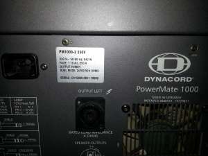 Vand Mixer DYNACORD POWER MATE 1000-2 (2 ori 700 w). Mixerul este impecabil folosit foarte putin.