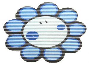 Decupaj PVC baie SIDEF Smiley Flower