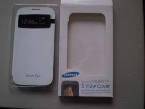 Husa S-View Flip Cove pentru Samsung Galaxy S4 I9500 9500 + CADOU