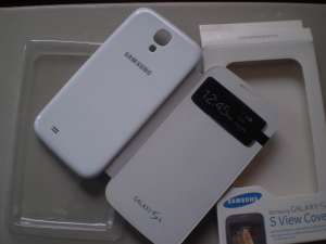 Husa S-View Flip Cove pentru Samsung Galaxy S4 I9500 9500 + CADOU