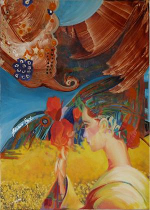 Artist plastic preiau comenzi sau vand pictura in ulei acrilic sau mixed media