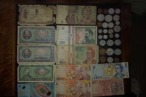 colectie bacnote si monezi